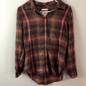Red/orange flannel